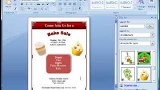 How to Make a Flyer using Microsoft Word [upl. by Ycniuqal]