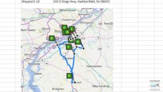 Route Optimization using Bing Maps in Excel [upl. by Ehc]