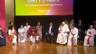 Discurso del Papa Francisco en encuentro interreligioso con jóvenes en Singapur [upl. by Omsare]