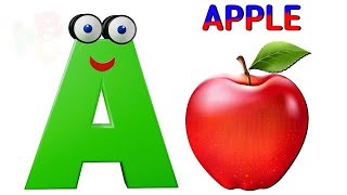 A for apple cartoonnurseryrhymesnurseryrhymes [upl. by Dunston]