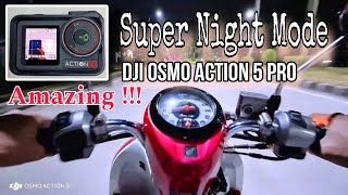 Test Video Low light Dji Osmo Action 5 pro  Super Night Mode [upl. by Ricker]