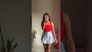 Skirt Haul Link in community shorts new meesho haul fashionbyt skirt grwm outfit trending [upl. by Acinoryt]