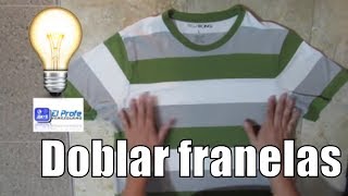 Cómo doblar una camiseta para que no se arrugue  ElProfeVenezolano [upl. by Oad750]