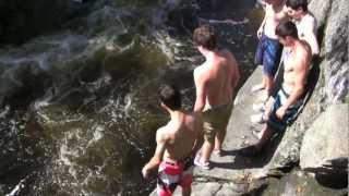 White Mountains Cliff Jumps and Rock Slides [upl. by Oalsinatse732]