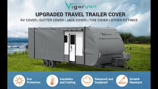 VIGORVAN Upgraded RV Cover Protect Your Motorhome in Style and Safety [upl. by Yecram]