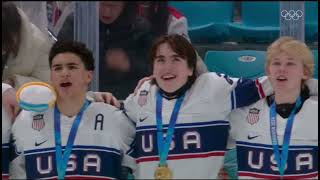 USA Hockey 2024 Winter Youth Olympics Hockey Gold Medal Ceremony 13124 Gangwon 2024 [upl. by Ymij]