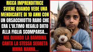 DONNA RICCA SVIENE QUANDO VEDE UNA BAMBINA DI 10 ANNI CON LULTIMO REGALO DI SUA FIGLIA MA QUANDO [upl. by Anoif]