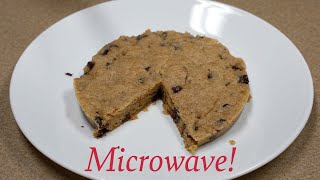 Microwave Chocolate Chip Cookie [upl. by Aerdnac104]