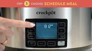 CrockPot 6QT MyTime Slow Cooker prepares your meals so theyre ready when you are [upl. by Ayifa940]