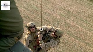 HH60 Pave Hawk  Rappel Fast Rope Hoist and Rope Ladder Drills [upl. by Acinod]