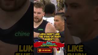 LUKA DIDNT LIKE THE FOUL OF RUDY GOBERTGAME 2 nbahighlights lukadoncic fypシ nbaplayoffs fypシ [upl. by Mogerly869]