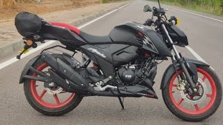 TVS APACHE RTR 160 4V 🔥  First Ride Experience  2024 Model ⚡ [upl. by Omle]