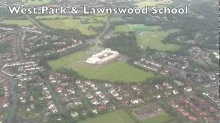 Leeds Aerial Views Rothwell to Cookridge  August 2011 [upl. by Rattray]