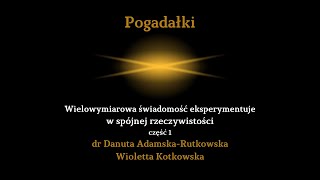 Wielowymiarowa świadomość eksperymentuje w spójnej rzeczywistości  część I [upl. by Llerrat40]