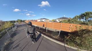 Electric Unicycle  Australia  Fernleigh Track  Adamstown to Belmont [upl. by Mathre562]