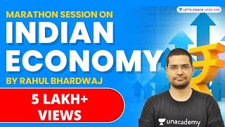 Marathon Session on Indian Economy  Crack UPSC CSEIAS 20222023  Rahul Bhardwaj [upl. by Lebezej787]