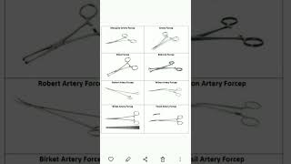 Types of forceps  ot operationtheater bfuhs mmbs [upl. by Atteroc]