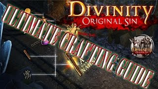 BEST Crafting GUIDE  Divinity Original Sin  TenebriumToolsArmorWeapons  GuideTipsRecipes [upl. by Naibaf561]