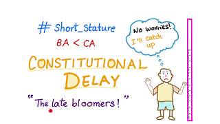 Constitutional delay short stature [upl. by Aleicarg]