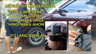 MITSUBISHI LANCER PIZZA  DELAY SHIFTING STOCK 3RD GEAR [upl. by Seidule]