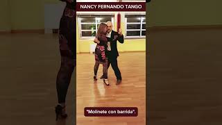 Tango  quotMolinete con barridaquot  Nancy Fernando Tango [upl. by Hannus217]