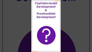 Cephalocaudal and Proximodistal development  What is the difference   CTET amp TET CDP [upl. by Benioff]