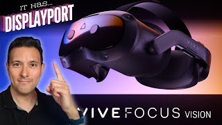 THIS IS THE NEW HTC VIVE FOCUS VISION WITH DP  Everything You NEED To Know [upl. by Fronniah37]