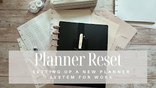 Planner setup for work  Moving back into discs [upl. by Enitnemelc]