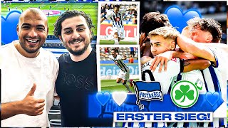 SPEKTAKEL in BERLIN🤯Hertha BSC Berlin  SpVgg Greuther Fürth Highlights 4 Spieltag Stadionvlog [upl. by Alel]