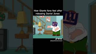 How Giants Fans Feel After Releasing Daniel Jones nfl shorts giants [upl. by Schellens767]