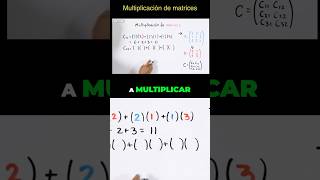 Multiplicación de matrices [upl. by Milah287]