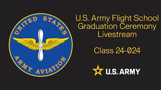 US Army Flight School Class 24024 Graduation [upl. by Lilla]