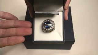 Jostens Bling Top 2018 Class Ring Unboxing [upl. by Ayenat787]