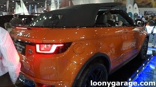 Range Rover Evoque Convertible Roof Open Close [upl. by Aileme]