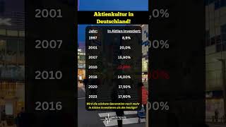 Vom Sparbuch zur Aktie Wie sich das Anlageverhalten der Deutschen verändert hat 😳📈 aktienmarkt [upl. by Lienahs]