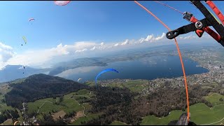 Paragliding  Lunchtime Quickie  Zugerberg Switzerland [upl. by Asaph]