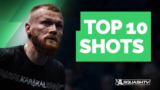 Paris Squash 2023  Top 10 Shots 🙌 [upl. by Otilesoj]