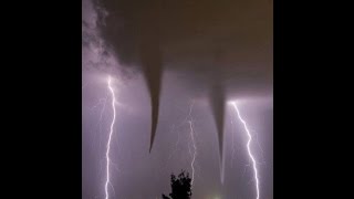 Stunning Video Of TORNADO Funnel Cloud Spotted In The Channel Islands [upl. by Aday]