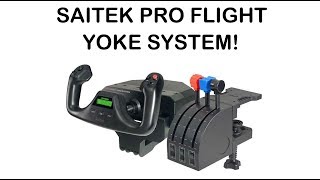 CONHECENDO O SAITEK PRO FLIGHT YOKE SYSTEM PTBR [upl. by Edsel]