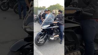 The Huge beast 🔥 Honda Goldwing ❤️ 1800cc engine 😱 youtubeshorts viralvideos shorts [upl. by Enilav669]