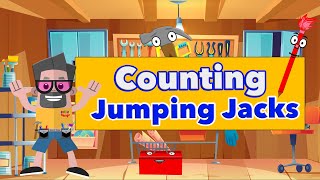 Counting Jumping Jacks  Fit n Fun [upl. by Maggi293]