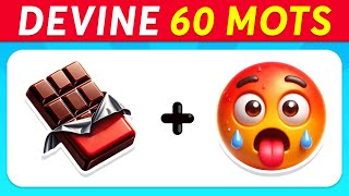 Devine 60 MOTS en ÉMOJIS 🍏🍫🍋 Robo Quiz [upl. by Peedsaj136]