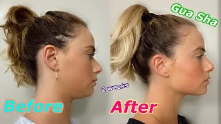 2 WEEK GUA SHA TRANSFORMATION  SHOCKING RESULTS amp HOW I DID IT  Vlogmas Day 3 [upl. by Daniela]