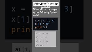 Python Coding Interview Question  11  Python Problem  Python MCQ  The PyPlay pythonchallenge [upl. by Atteragram192]