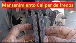 ¿Cómo realizar MANTENIMIENTO CALIPER FRENOS Pastillas balatas pegadas desgaste disparejo chillido [upl. by Currey]