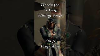 11 BEST Hiding Spots on a BRIGANTINE [upl. by Lyrak]