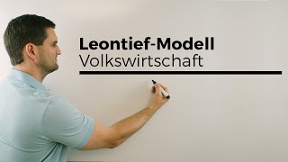 LeontiefModell Güterströme einer Volkswirtschaft Berufskolleg Wirtschaft Verwaltung [upl. by Submuloc417]