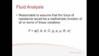 Fluids  Lecture 42  Dimensional Analysis [upl. by Irolam]