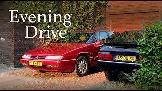 Evening Drive in a Citroën XM Multimedia [upl. by Aenert]