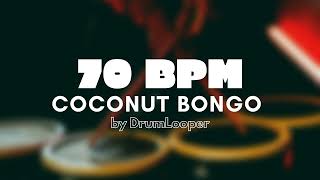 70 BPM Coconut Bongo Drum Loop  Practice Tool  Free Download [upl. by Roi]